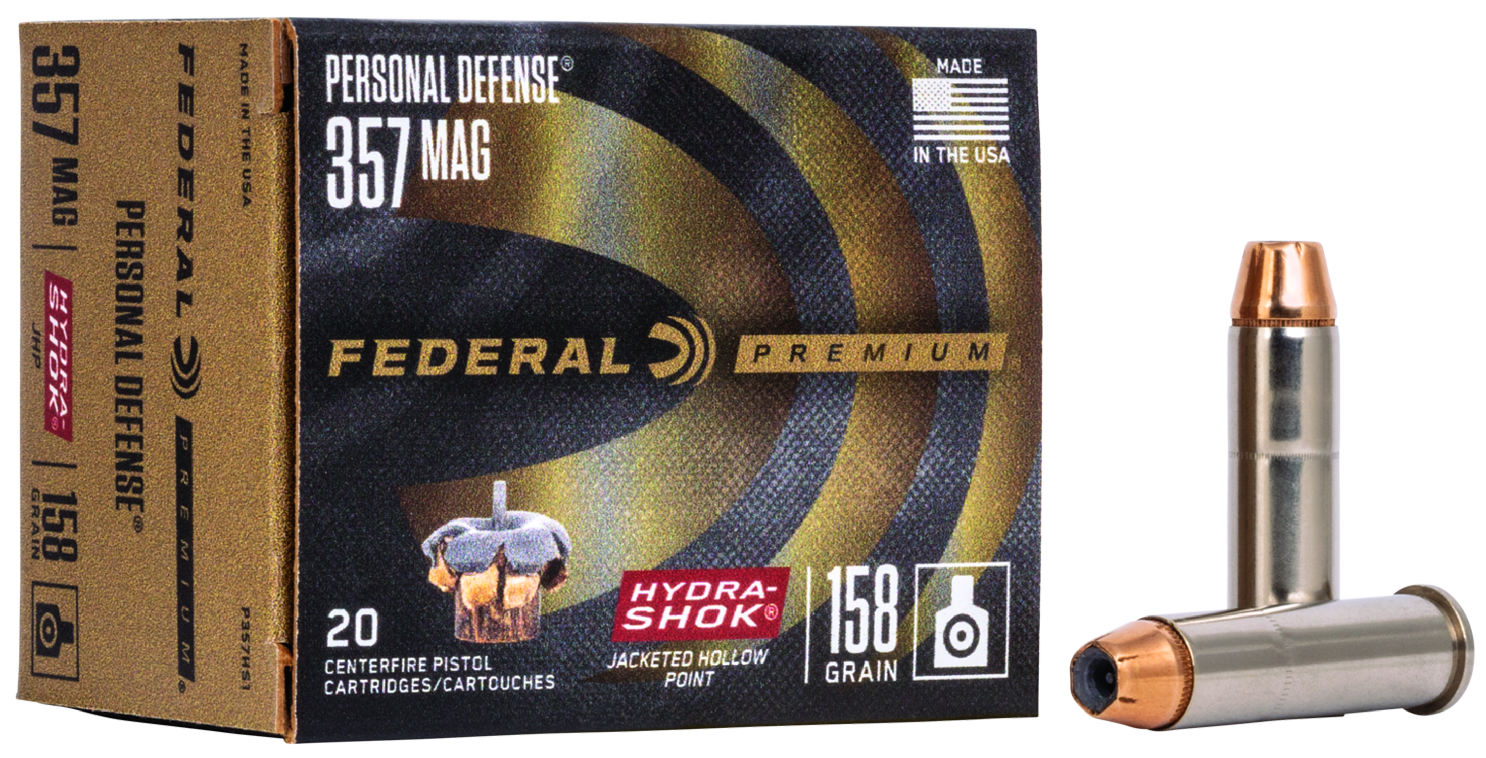 Federal Hydra Shok JHP .357 Mag. 158gr. Federal Hydra Shok JHP .357 Mag. 158gr.