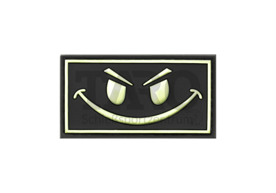 Rubber Patch Evil Smile (JTG) Glow in the Dark Rubber Patch Evil Smile (JTG) Glow in the Dark