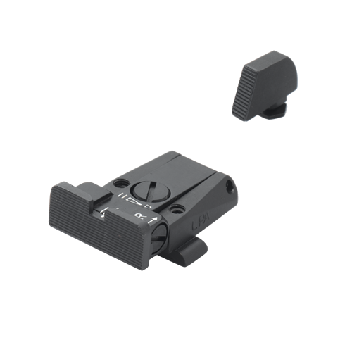 LPA Visier SPR Target schwarz; Glock 17/19/21 LPA Visier SPR Target schwarz; Glock 17/19/21