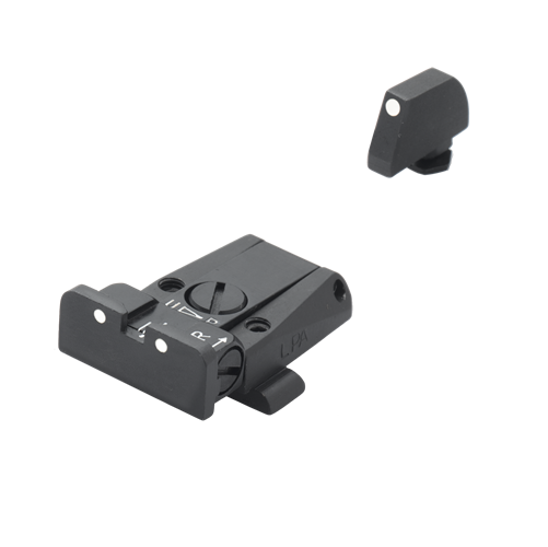 LPA Visier SPR 3-Dot weiß Outline; Glock 17/19/21 LPA Visier SPR 3-Dot weiß Outline; Glock 17/19/21