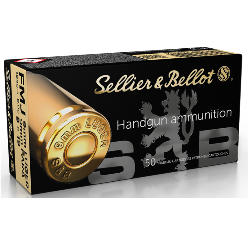 S&B FMJ 9x19 124gr. S&B FMJ 9x19 124gr.