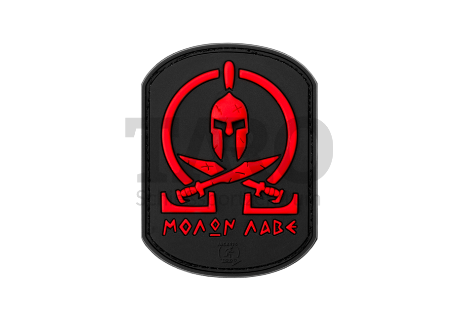 Rubber Patch Molon Labe Blackmedic Rubber Patch Molon Labe Blackmedic
