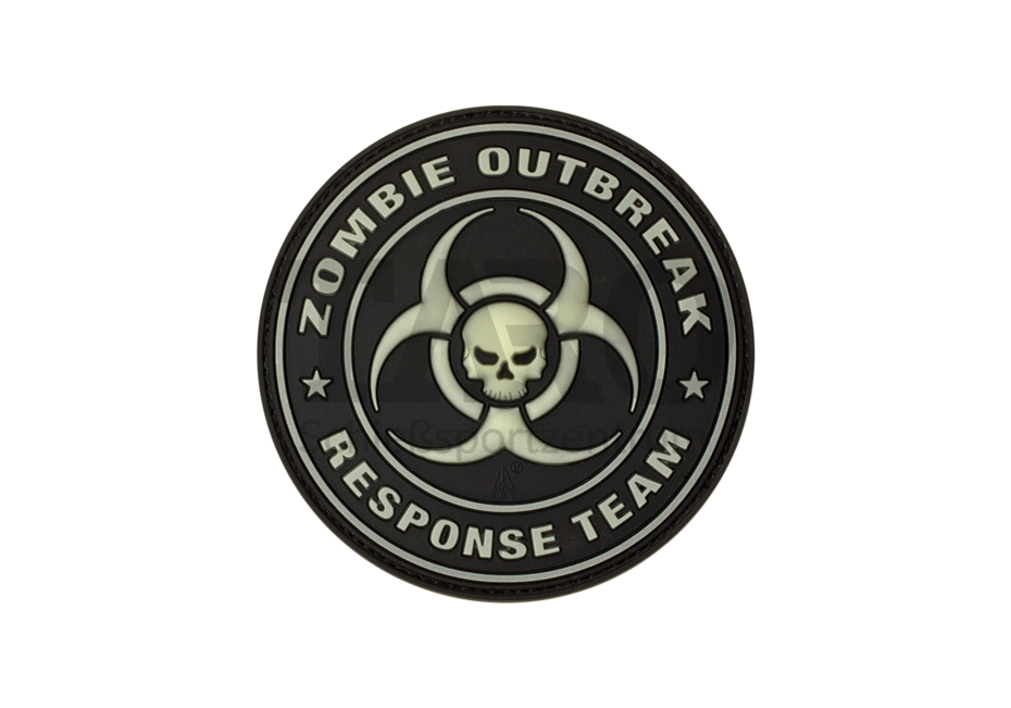 Rubber Patch Zombie Outbreak Glow in the Dark Rubber Patch Zombie Outbreak Glow in the Dark