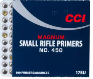 CCI SR Mag No. 450 Zündhütchen CCI SR Mag No. 450 Zündhütchen