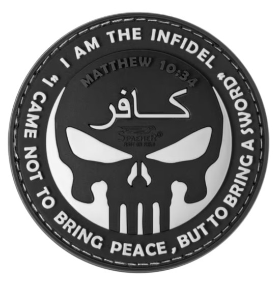 Rubber Patch The Infidel Punisher Rubber Patch The Infidel Punisher