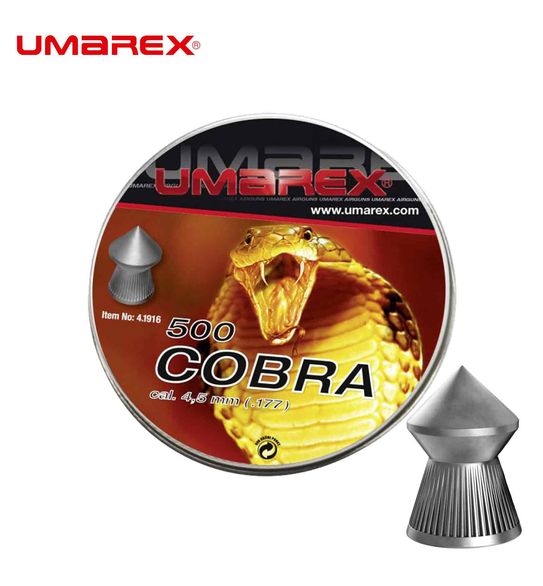 Umarex Diabolos Cobra 4,5mm; 0,56g; spitz - geriffelt Umarex Diabolos Cobra 4,5mm; 0,56g; spitz - geriffelt