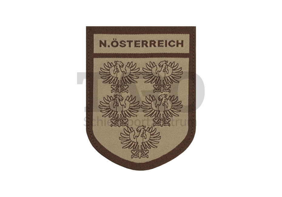 Niederösterreich Wappen Patch Desert Clawgear Niederösterreich Wappen Patch Desert Clawgear