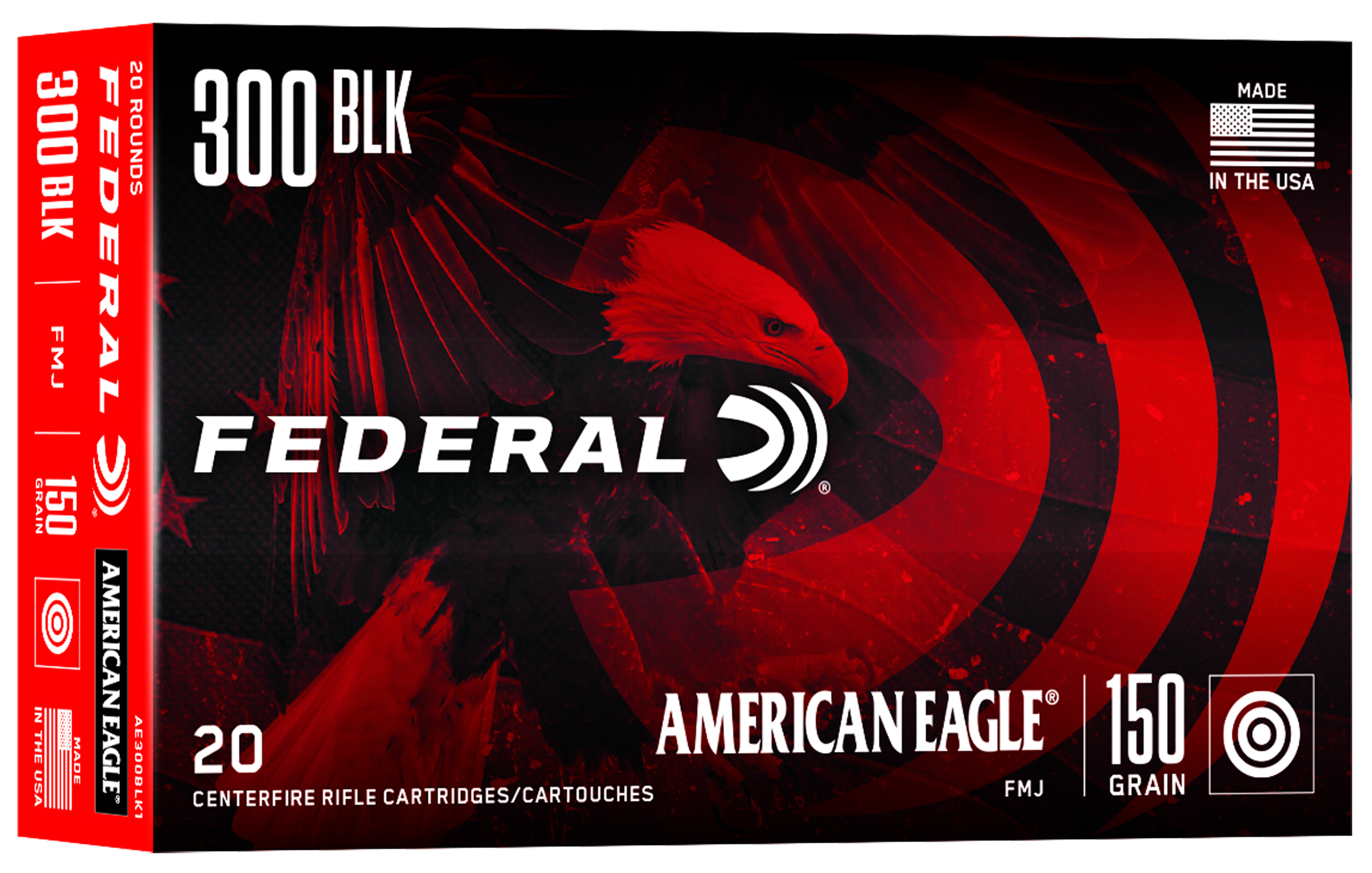 Federal American Eagle FMJ .300 Blackout 150gr. Federal American Eagle FMJ .300 Blackout 150gr.