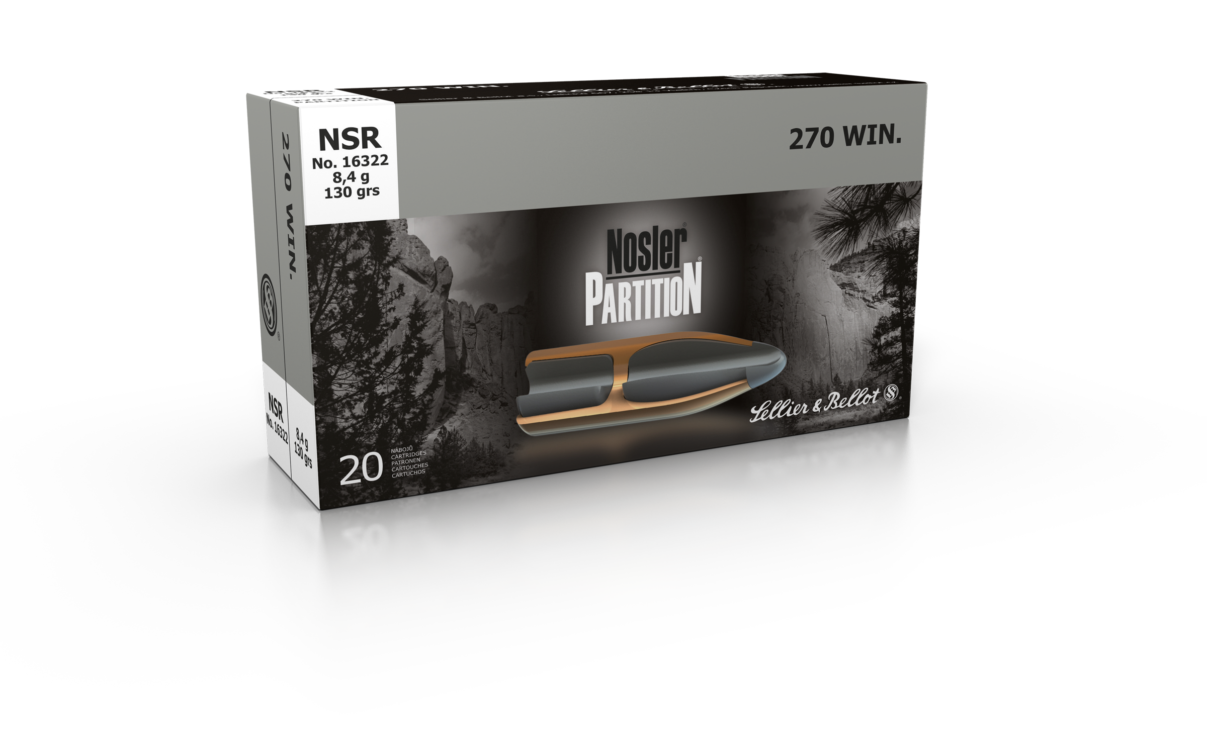 S&B Nosler Partition .270 Win. 130 gr. S&B Nosler Partition .270 Win. 130 gr.