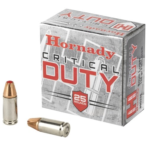 Hornady Critical Duty FlexLock 9x19 +P 135gr. Hornady Critical Duty FlexLock 9x19 +P 135gr.
