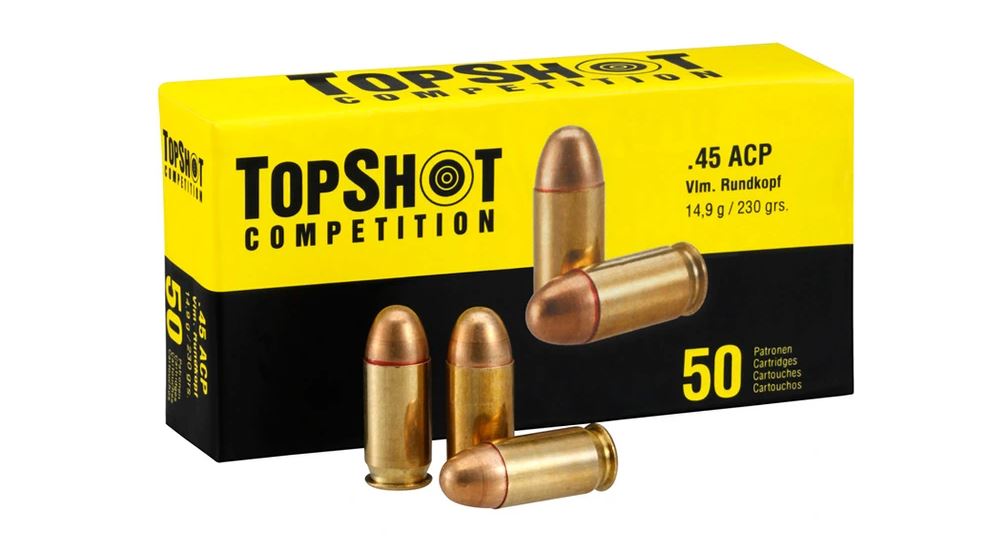 TopShot FMJ .45 ACP 230gr. TopShot FMJ .45 ACP 230gr.