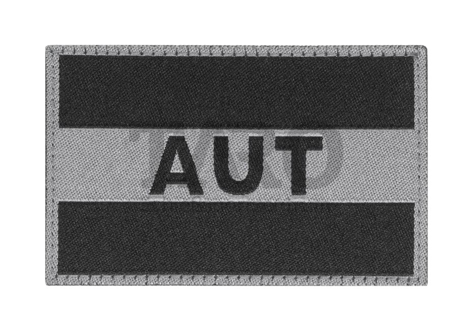 Austria Flag Patch Black Austria Flag Patch Black