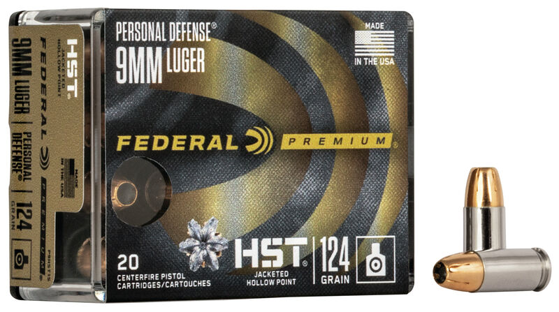 Federal Personal Defense HST JHP 9x19 124gr. Federal Personal Defense HST JHP 9x19 124gr.
