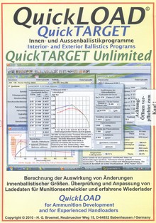 Quick Load Ballistik Software EDV Programm Quick Load Ballistik Software EDV Programm