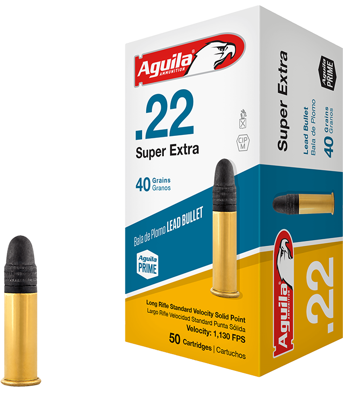 Aguila Super Extra LRN .22 LR 40gr. Aguila Super Extra LRN .22 LR 40gr.