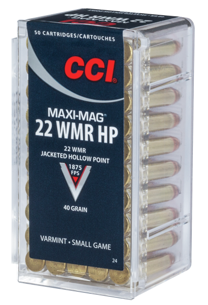 CCI Maxi Mag JHP .22 Win. Mag. 40gr. CCI Maxi Mag JHP .22 Win. Mag. 40gr.