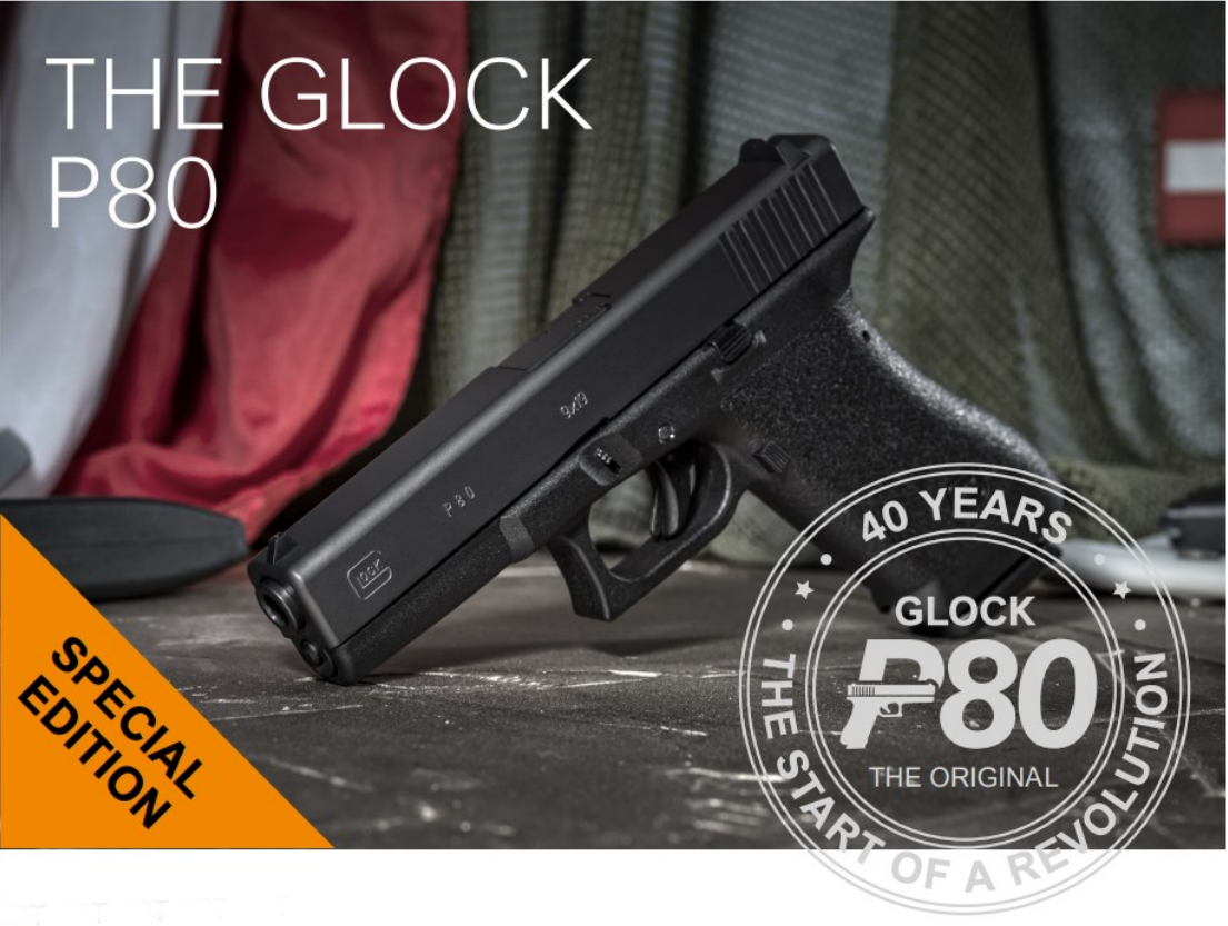 Glock P80 40 Jahre Sonderedition Glock P80 40 Jahre Sonderedition