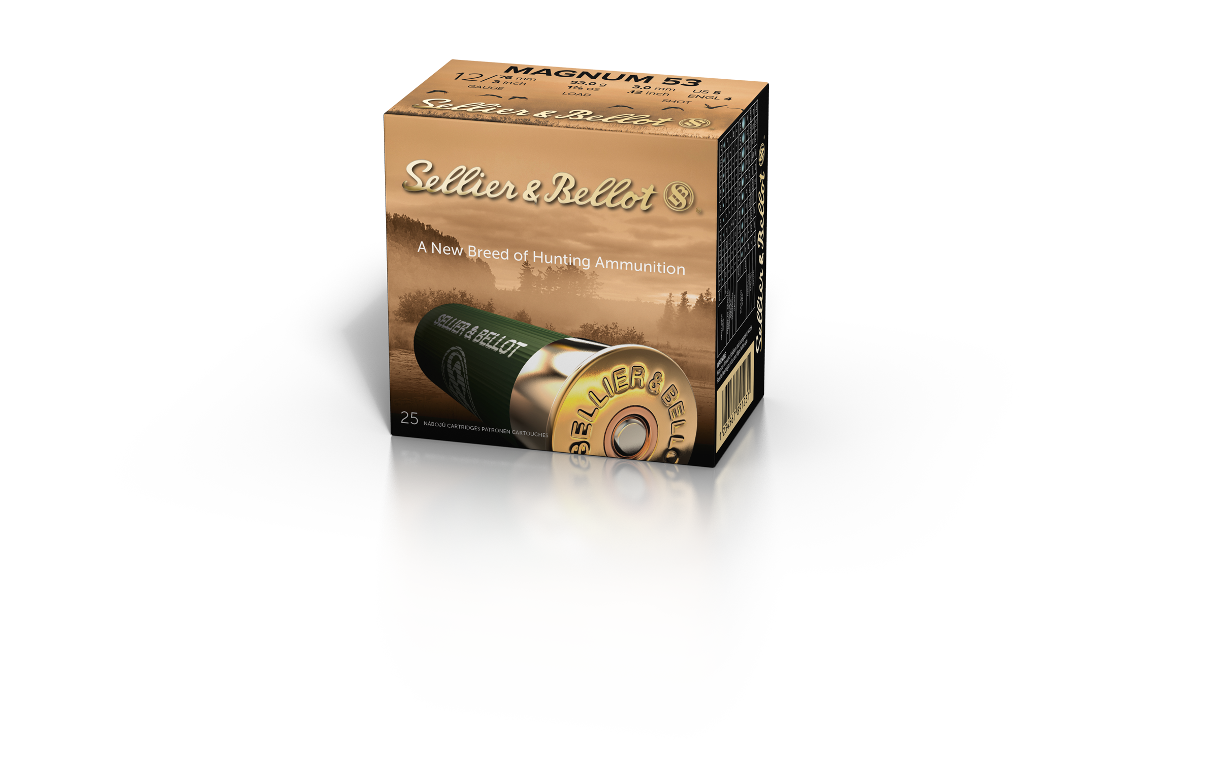 S&B Magnum 12/76; 3,5mm; 53g S&B Magnum 12/76; 3,5mm; 53g