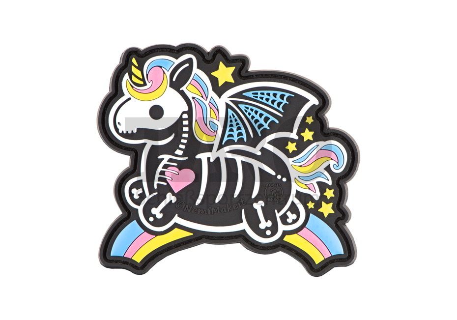 Rubber Patch Skeleton Unicorn JTG Rubber Patch Skeleton Unicorn JTG