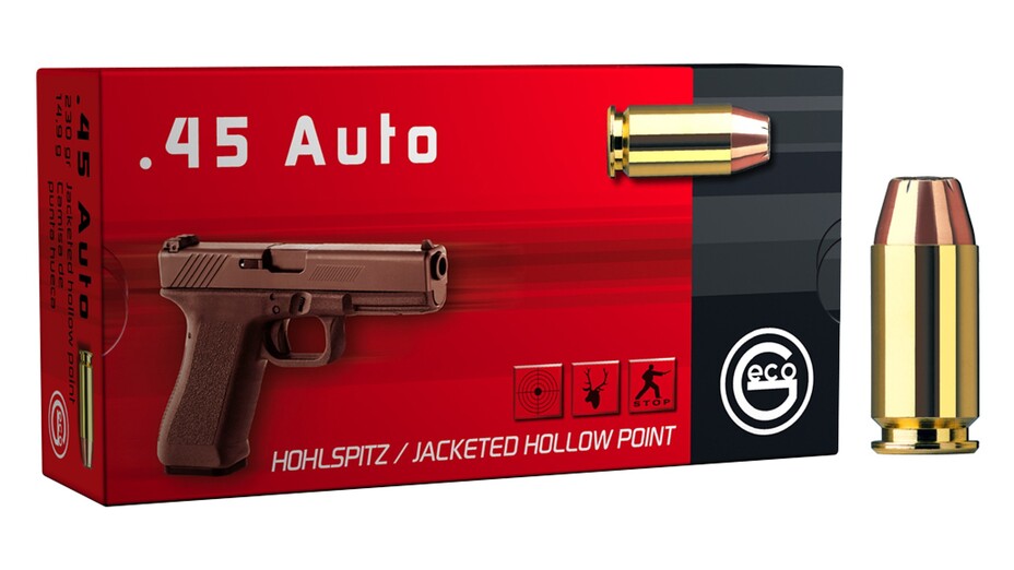 Geco JHP .45 ACP 230gr. Geco JHP .45 ACP 230gr.