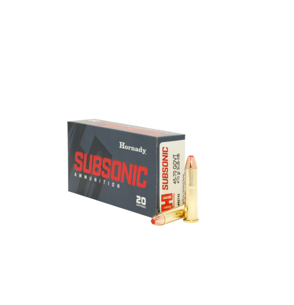 Hornady Subsonic Sub-X .45-70 Gov. 410gr. Hornady Subsonic Sub-X .45-70 Gov. 410gr.