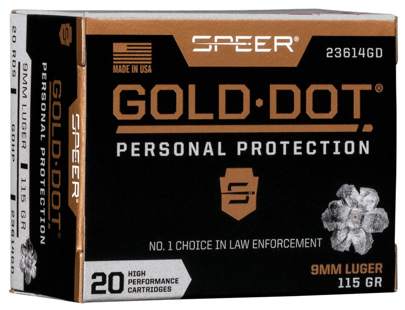 Speer Gold Dot Personal Protection 9x19 115gr. Speer Gold Dot Personal Protection 9x19 115gr.
