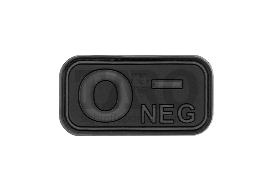Rubber Patch Bloodtype 0 Neg Blackops Rubber Patch Bloodtype 0 Neg Blackops