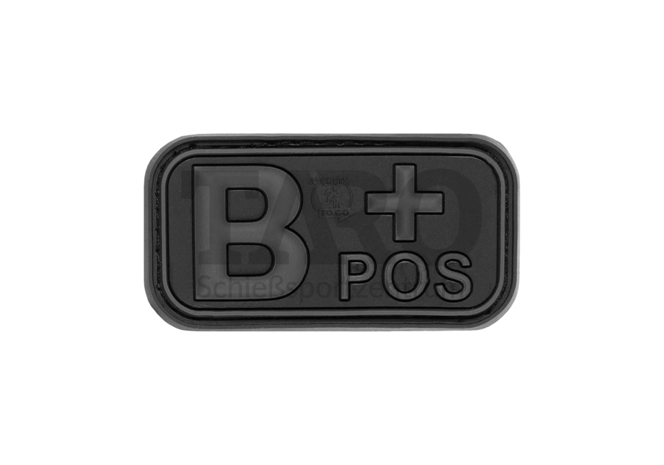 Rubber Patch Bloodtype B Pos Blackops Rubber Patch Bloodtype B Pos Blackops