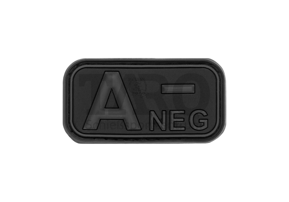 Rubber Patch Bloodtype A Neg Blackops Rubber Patch Bloodtype A Neg Blackops