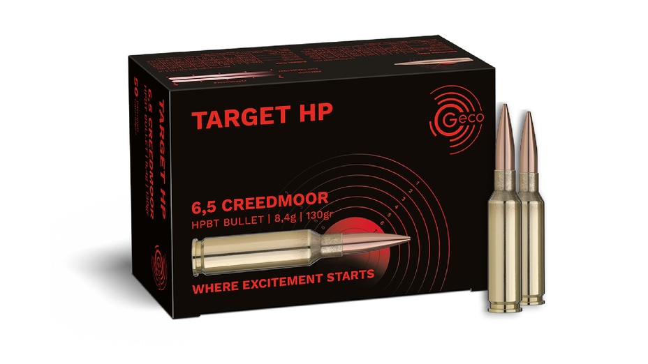 Geco Target HP 6,5 Creedmoor 130gr. Geco Target HP 6,5 Creedmoor 130gr.