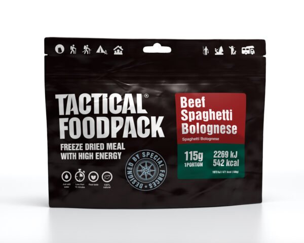 TACTICAL FOODPACK Beef Spaghetti Bolognese TACTICAL FOODPACK Beef Spaghetti Bolognese