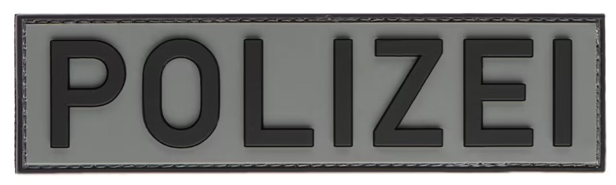 Rubber Patch Polizei JTG Rubber Patch Polizei JTG