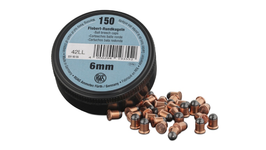RWS Flobert Rundkugel 6mm RWS Flobert Rundkugel 6mm