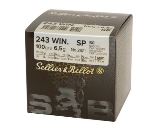 S&B TM .243 Win. 100gr. Schüttpackung S&B TM .243 Win. 100gr. Schüttpackung