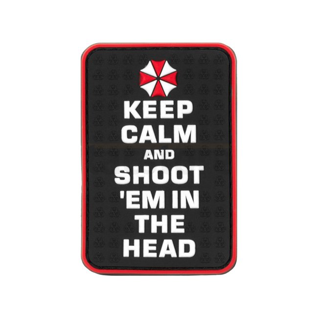 Keep Calm and Shoot Rubber Patch JTG Keep Calm and Shoot Rubber Patch JTG