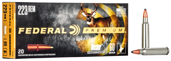 Federal Premium Nosler Partition .223 Rem. 60gr. Federal Premium Nosler Partition .223 Rem. 60gr.