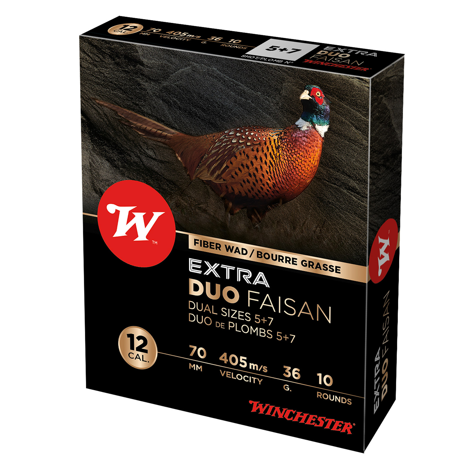Winchester Extra Duo Faisan 12/70; 2,5mm / 3mm; 36g Winchester Extra Duo Faisan 12/70; 2,5mm / 3mm; 36g