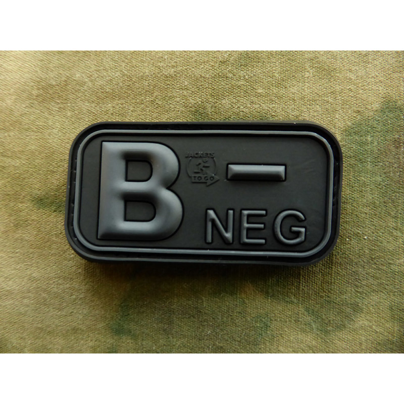 Rubber Patch Bloodtype B Neg Blackops Rubber Patch Bloodtype B Neg Blackops