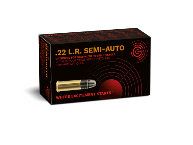 Geco Semi-Auto .22 LR 40gr. Geco Semi-Auto .22 LR 40gr.