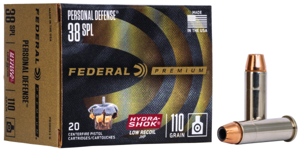 Federal Hydra Shok JHP .38 Spec. 110gr. Federal Hydra Shok JHP .38 Spec. 110gr.