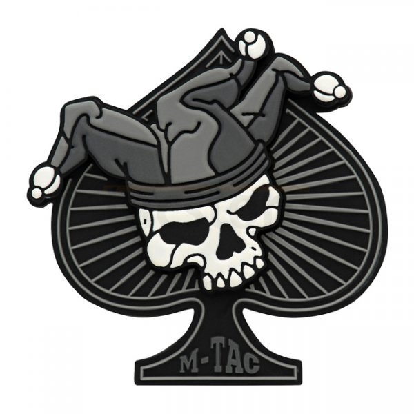 Ace of Spades Rubber Patch White M-Tac Ace of Spades Rubber Patch White M-Tac