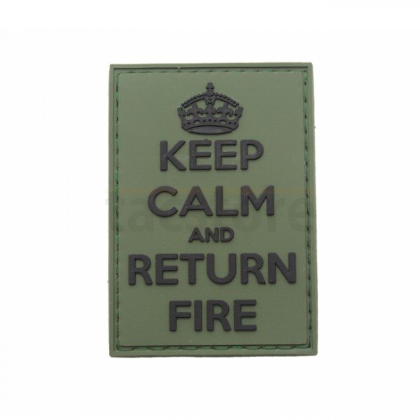 Keep Calm Return Fire Patch Pitchfork Keep Calm Return Fire Patch Pitchfork