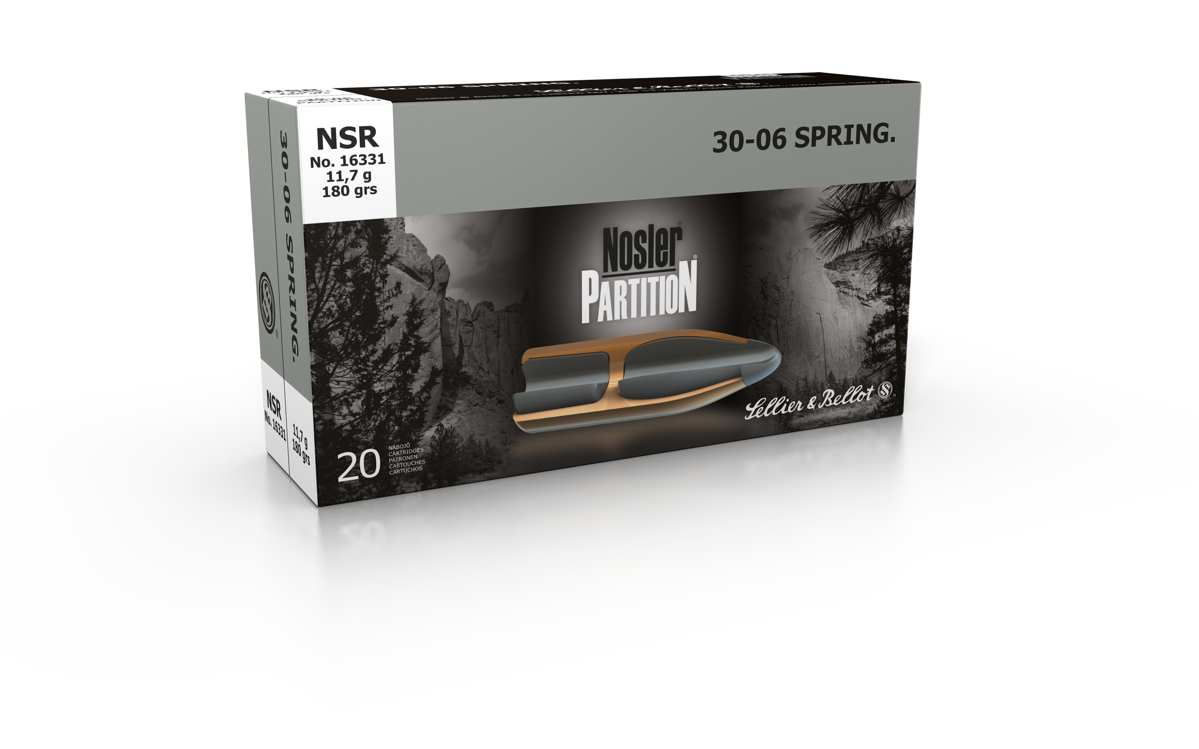 S&B Nosler Partition .30-06 Spr. 11,7g S&B Nosler Partition .30-06 Spr. 11,7g