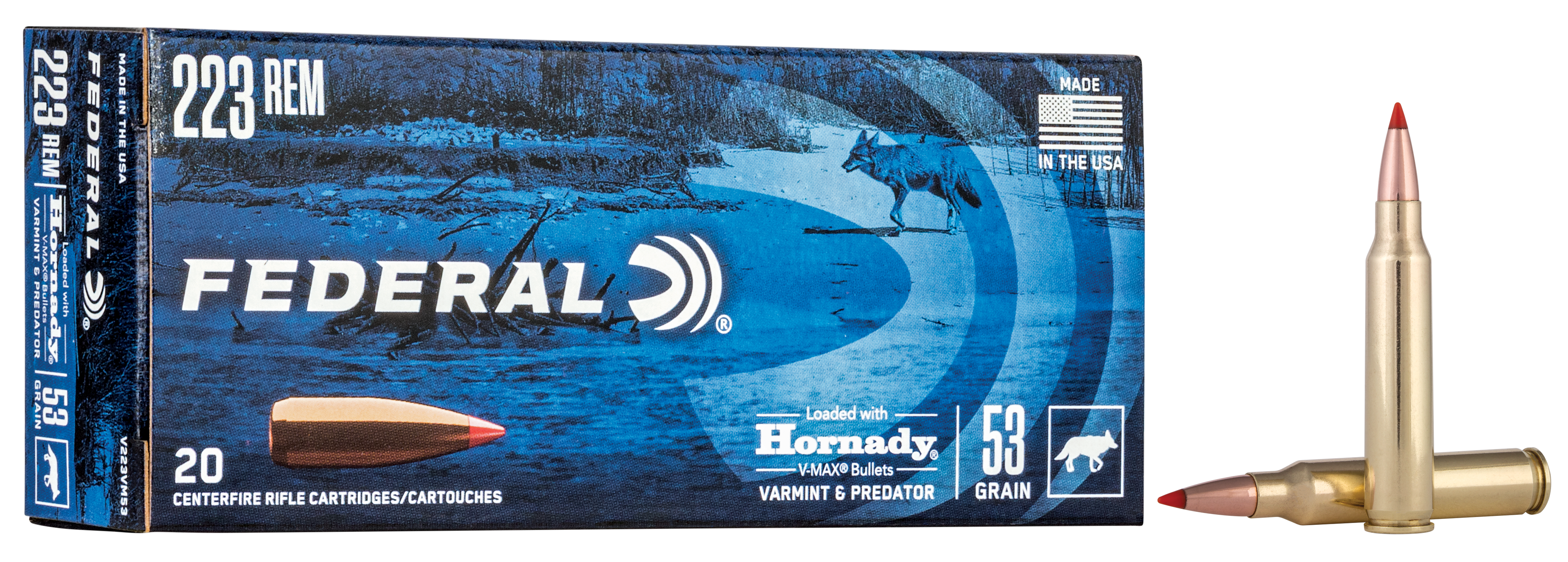 Federal V-Max .223 Rem. 53gr. Federal V-Max .223 Rem. 53gr.