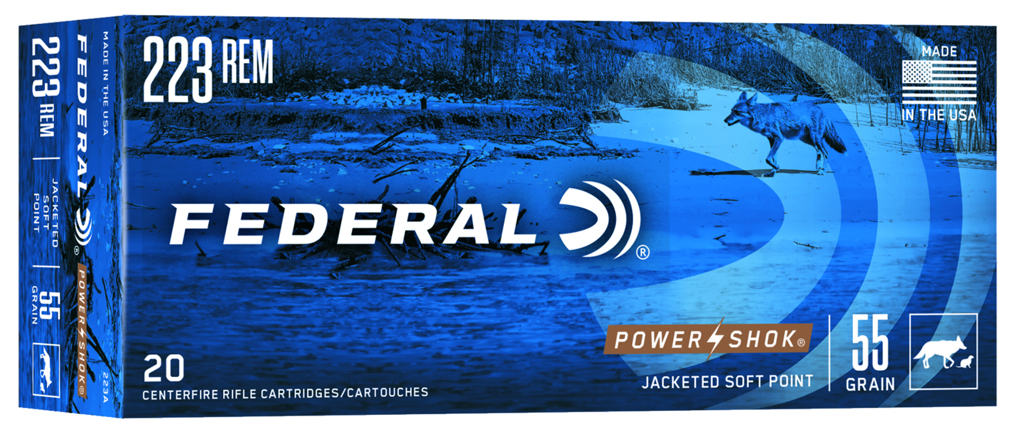 Federal Power Shok .223 Rem. 55gr. Federal Power Shok .223 Rem. 55gr.