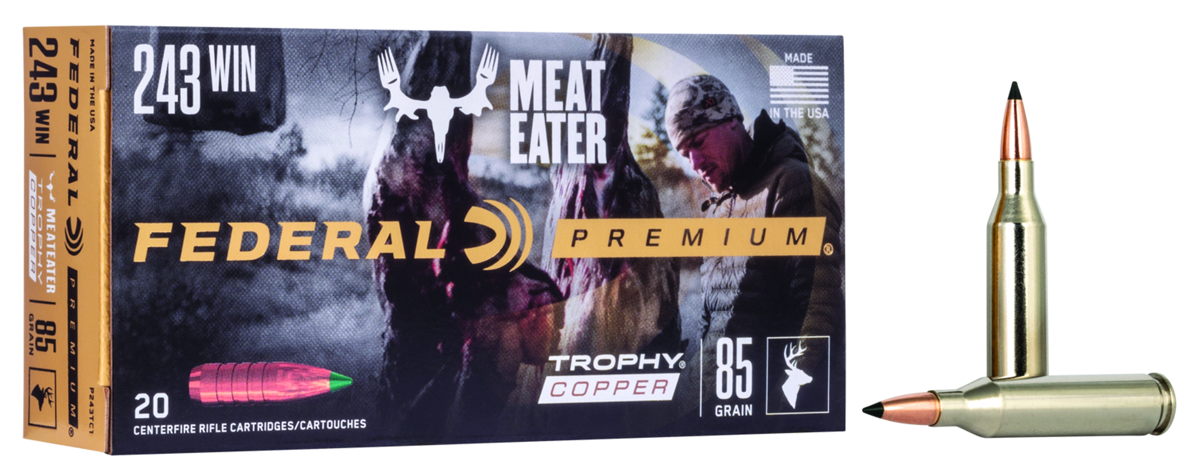 Federal Premium Trophy Copper .243 Win. 85gr. Federal Premium Trophy Copper .243 Win. 85gr.