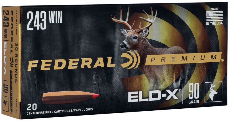 Federal Premium ELD-X .243 Win. 90gr. Federal Premium ELD-X .243 Win. 90gr.