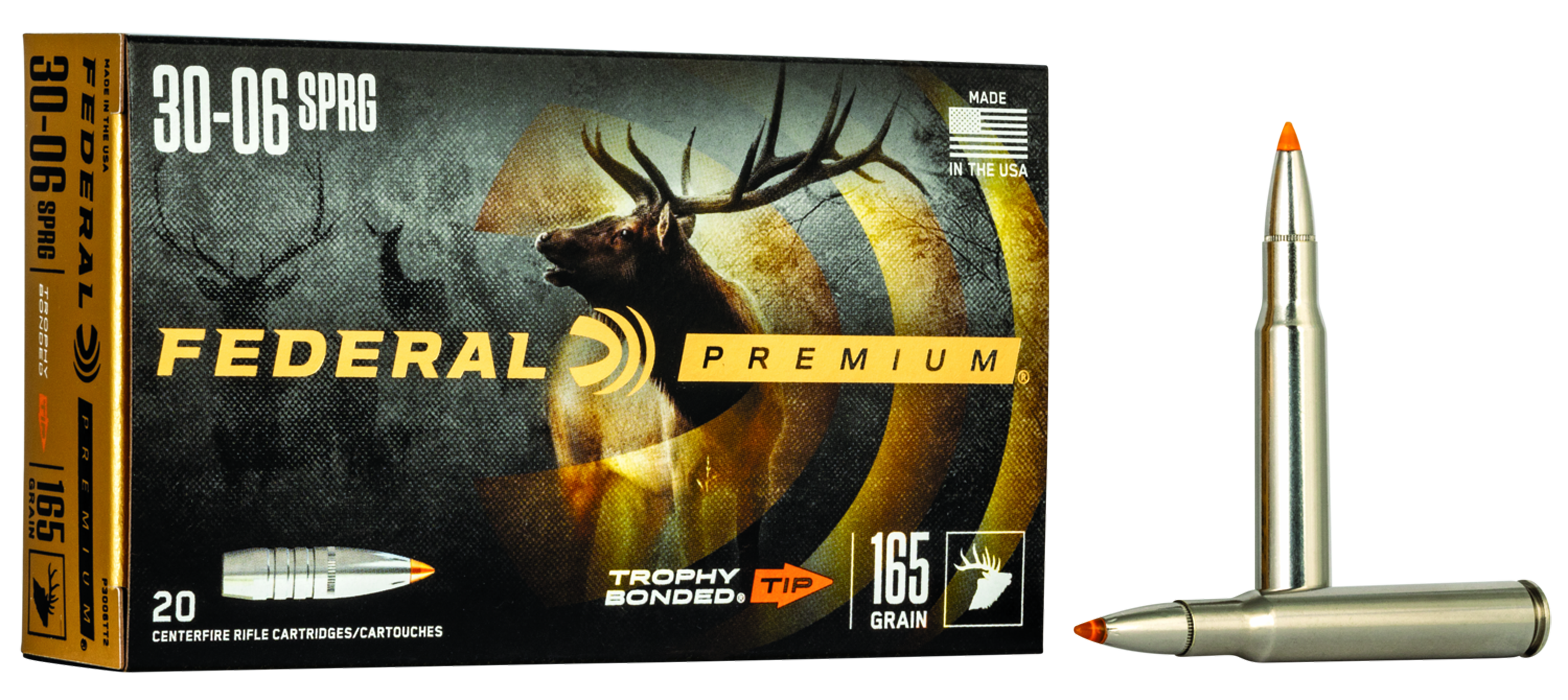 Federal Premium Trophy Bonded .30-06 Spr. 165gr. Federal Premium Trophy Bonded .30-06 Spr. 165gr.