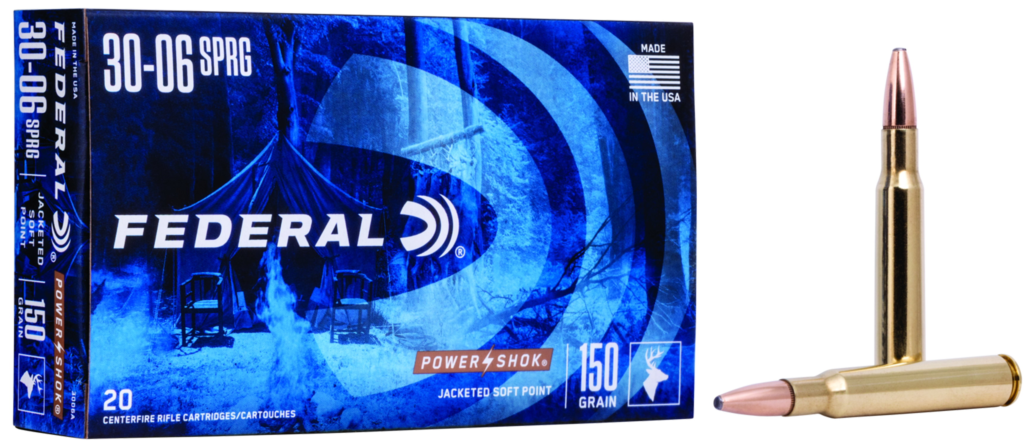Federal Power Shok .30-06 Spr. 150gr. Federal Power Shok .30-06 Spr. 150gr.