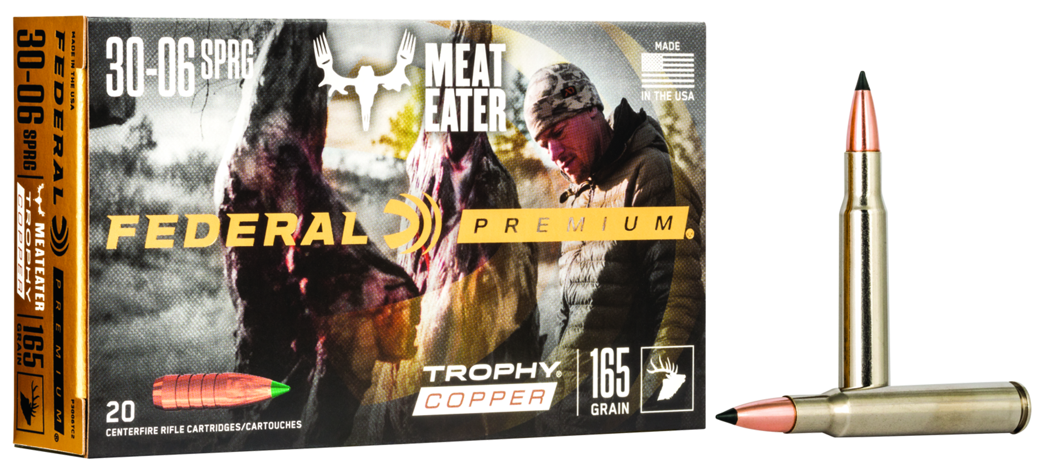 Federal Premium Trophy Copper .30-06 Spr. 165gr. Federal Premium Trophy Copper .30-06 Spr. 165gr.
